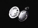ロケットペンダント ペンダント トップ 14金小判型 両面泡沫