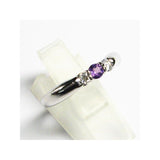 誕生石 3ストーン リング 【誕生石2月】