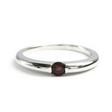 誕生石 一粒カラーストーン リング 【誕生石1月】