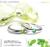 誕生石 一粒カラーストーン リング 【誕生石5月】