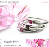 誕生石 一粒カラーストーン リング 【誕生石7月】