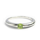 誕生石 一粒カラーストーン リング 【誕生石8月】