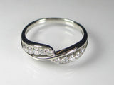 K18WG ホワイトゴールド ダイヤモンド リング