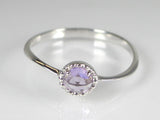 K10WG ホワイトゴールドアメジスト(アメシスト) リング 【誕生石2月】