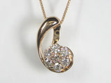K18PG ピンクゴールド ダイヤモンド ペンダント ネックレス