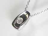 K18WG ホワイトゴールド ダイヤモンド ペンダント ネックレス