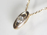 K18PG ピンクゴールド ダイヤモンド ペンダント ネックレス