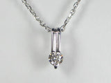 K18WG ホワイトゴールド ダイヤモンド ペンダント ネックレス