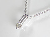K18WG ホワイトゴールド ダイヤモンド ペンダント ネックレス