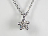K18WG ホワイトゴールド ダイヤモンド ペンダント ネックレス
