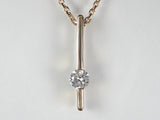 K18PG ピンクゴールド ダイヤモンド ペンダント ネックレス