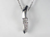 K18WG ホワイトゴールド ダイヤモンド ペンダント ネックレス