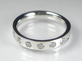 K18WG ホワイトゴールド ダイヤモンド リング