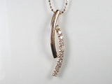 K18PGダイヤ ペンダント ネックレス