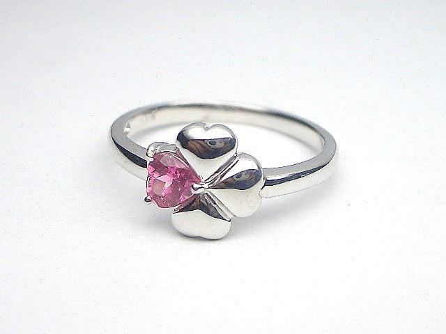 K18WG ピンクトルマリン リング