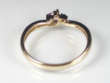 K18PGピンクトルマリン/ダイヤ リング 【誕生石10月】
