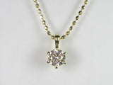 K18YGダイヤ ペンダント ネックレス