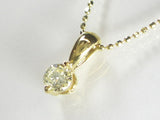 K18YGダイヤ ペンダント ネックレス