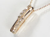 K18PGダイヤ ペンダント ネックレス