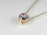 K10PGライトアメジスト(アメシスト) ペンダント ネックレス