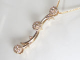 K18PGダイヤ ペンダント ネックレス 1.00ct