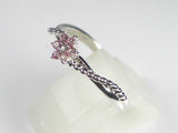 K18WGピンクトパーズ リング 【誕生石11月】