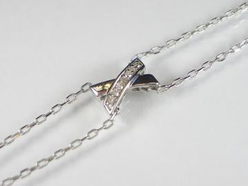 K10WG ホワイトゴールド ダイヤモンド ブレスレット – オール