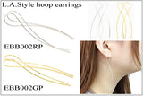 LAスタイル!ハンドメイド フープピアス タイプ2