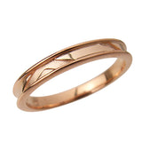 シンプルライン ペアリング (PinkGold・Blackコーティング)