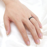 シンプルライン ペアリング (PinkGold・Blackコーティング)