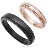 シンプルライン ペアリング (PinkGold・Blackコーティング)