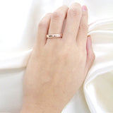 シンプルライン ペアリング (PinkGold・Blackコーティング)