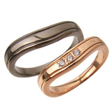 スタイリッシュライン ペアリング (PinkGold・Blackコーティング)