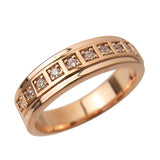 ストーンライン ペアリング (PinkGold・Blackコーティング)