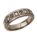 ストーンライン ペアリング (PinkGold・Blackコーティング)