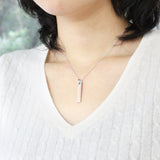 メッセージプレート ペア ネックレス I vow to love you forever!(永遠に愛を誓う)