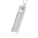 with me メッセージペア ネックレス ANNIVERSARY(記念日)