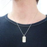 with me ハートプレート ネックレス