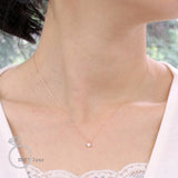 me. ペリドット/誕生石1粒石 ネックレス