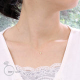 me. ペリドット/誕生石1粒石 ネックレス