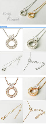 with me プチハート& リング ネックレス