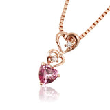 with me トリプルハート ネックレス