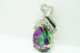 【即納】大粒4.8CT 天然 ミスティックトパーズ ペンダントトップ レディース ギフト 誕生日 女性 贈り物 ご褒美ジュエリー お守り 【プレゼントに】