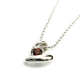 ハート シルバー ネックレス 【1月】