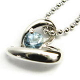ハート シルバー ネックレス 【3月】