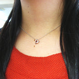 ハート シルバー ネックレス 【3月】