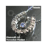 タンザナイト×ダイヤモンド馬蹄 ネックレス 【12月誕生石】