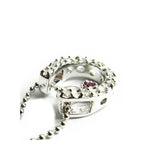 ルビー×ダイヤモンド馬蹄 ネックレス 【7月誕生石】