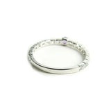 誕生石 ハーフエタニティー リング 【誕生石2月】