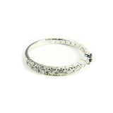 誕生石 ハーフエタニティー リング 【誕生石4月】